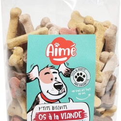 Aime Biscuits for Dogs - Crunchy Heart Treats - 500g Bag Aime Biscuits for Dogs - Crunchy Heart Treats - 500g Bag