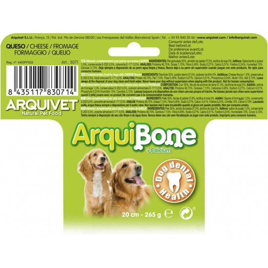 Arquivet Arquibone Chicken, 12 Pieces, 20 cm, 265 g - Bones for Dogs, Snacks, Treats, Rewards and Treats for Dogs, Made from Natural Ingredients Arquivet Arquibone Chicken, 12 Pieces, 20 cm, 265 g - Bones for Dogs, Snacks, Treats, Rewards and Treats for Dogs, Made from Natural Ingredients