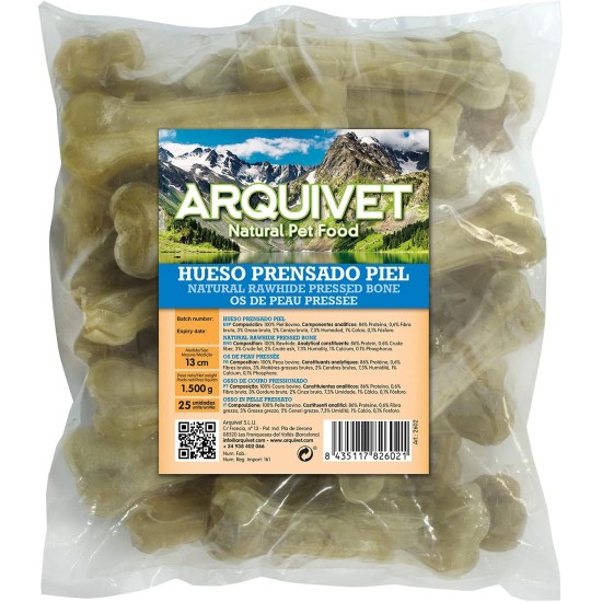 Arquivet, Bone Pressed Cowhide Leather Dog Treats Dog Treats Treats for Dogs Treats for Dogs Treats for Dogs 26.5cm Bag of 5 Arquivet, Bone Pressed Cowhide Leather Dog Treats Dog Treats Treats for Dogs Treats for Dogs Treats for Dogs 26.5cm Bag of 5