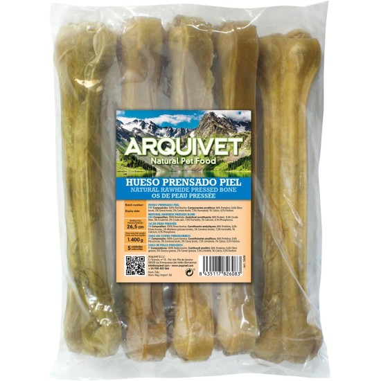 Arquivet, Bone Pressed Cowhide Leather Dog Treats Dog Treats Treats for Dogs Treats for Dogs Treats for Dogs 26.5cm Bag of 5 Arquivet, Bone Pressed Cowhide Leather Dog Treats Dog Treats Treats for Dogs Treats for Dogs Treats for Dogs 26.5cm Bag of 5