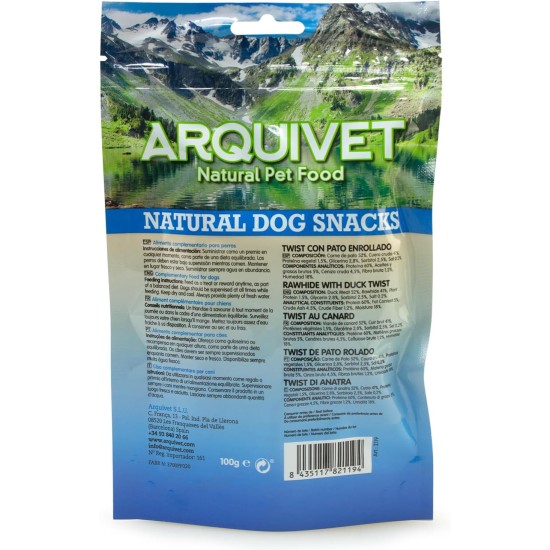 Arquivet Twist Chicken Rolled 24cm 350g (Pack of 1) Arquivet Twist Chicken Rolled 24cm 350g (Pack of 1)