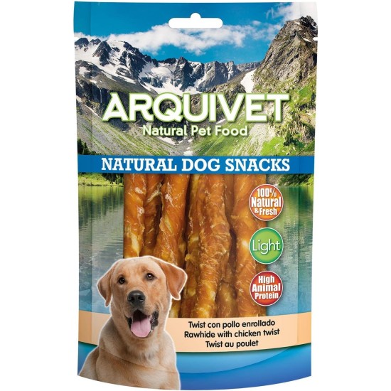 Arquivet Twist Chicken Rolled 24cm 350g (Pack of 1) Arquivet Twist Chicken Rolled 24cm 350g (Pack of 1)
