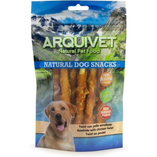 Arquivet Twist Chicken Rolled 24cm 350g (Pack of 1) Arquivet Twist Chicken Rolled 24cm 350g (Pack of 1)