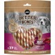 BetterBones Soft Dog Chew Snack with Raw Skin Wrapped Twists with Duck and Cranberry, 12.5 cm, Pack of 27 BetterBones Soft Dog Chew Snack with Raw Skin Wrapped Twists with Duck and Cranberry, 12.5 cm, Pack of 27
