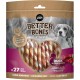 BetterBones Soft Dog Chew Snack with Raw Skin Wrapped Twists with Duck and Cranberry, 12.5 cm, Pack of 27 BetterBones Soft Dog Chew Snack with Raw Skin Wrapped Twists with Duck and Cranberry, 12.5 cm, Pack of 27