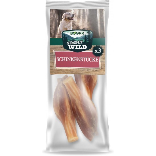 Bogar - Simply Wild - Dog Bone - Dog Food as a Supplement to Daily Diet - Half Dried Pig Bone Dog Treats - Supports Dog Care & Dental Health Bogar - Simply Wild - Dog Bone - Dog Food as a Supplement to Daily Diet - Half Dried Pig Bone Dog Treats - Supports Dog Care & Dental Health