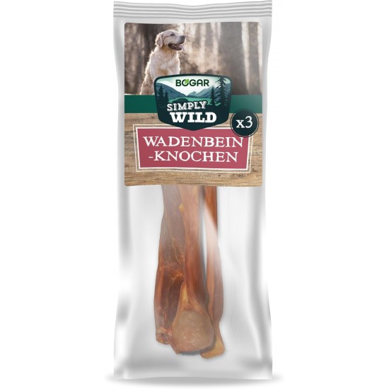 Bogar - Simply Wild - Dog Bone - Dog Food as a Supplement to Daily Diet - Half Dried Pig Bone Dog Treats - Supports Dog Care & Dental Health Bogar - Simply Wild - Dog Bone - Dog Food as a Supplement to Daily Diet - Half Dried Pig Bone Dog Treats - Supports Dog Care & Dental Health