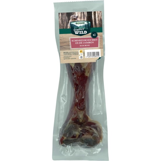 Bogar - Simply Wild - Hundeknochen – Hundefutter als Ergänzung zur täglichen Ernährung – Hundeleckerli aus 100% getrocknetem Schweinefemur – Unterstützt die Hundepflege & fördert die Zahngesundheit Bogar - Simply Wild - Hundeknochen – Hundefutter als Ergänzung zur täglichen Ernährung – Hundeleckerli aus 100% getrocknetem Schweinefemur – Unterstützt die Hundepflege & fördert die Zahngesundheit