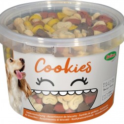 Bubimex - Smiley Cookies Treat for Dogs - Biscuits Reward Ideal for Training - Low Fat - Snack Training - Suitable for All Breeds and Sizes - Bucket of 1.3 kg Bubimex - Smiley Cookies Treat for Dogs - Biscuits Reward Ideal for Training - Low Fat - Snack Training - Suitable for All Breeds and Sizes - Bucket of 1.3 kg