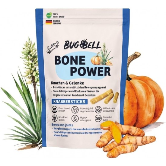BugBell Soft Nibble Sticks for Dogs 60 g, Bad Breath & Tartar, Fat Reduced & Plant-Based, Promotes Pleasant Breath & Tartar Reduction, Chlorella, Sage, Peppermint BugBell Soft Nibble Sticks for Dogs 60 g, Bad Breath & Tartar, Fat Reduced & Plant-Based, Promotes Pleasant Breath & Tartar Reduction, Chlorella, Sage, Peppermint