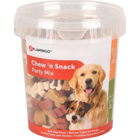 Chew Snack Mix with Chicken, Beef and Fish - 500 g, Perfect for Dogs, Supplementary Food, Gluten Free Chew Snack Mix with Chicken, Beef and Fish - 500 g, Perfect for Dogs, Supplementary Food, Gluten Free