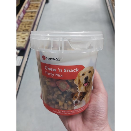 Chew Snack Mix with Chicken, Beef and Fish - 500 g, Perfect for Dogs, Supplementary Food, Gluten Free Chew Snack Mix with Chicken, Beef and Fish - 500 g, Perfect for Dogs, Supplementary Food, Gluten Free
