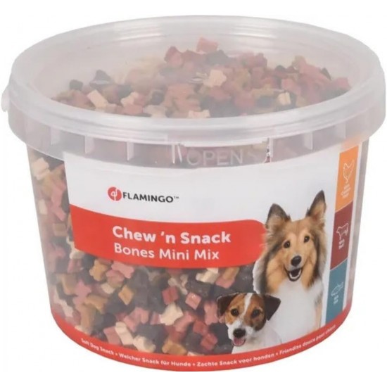 Chew Snack Mix with Chicken, Beef and Fish - 500 g, Perfect for Dogs, Supplementary Food, Gluten Free Chew Snack Mix with Chicken, Beef and Fish - 500 g, Perfect for Dogs, Supplementary Food, Gluten Free