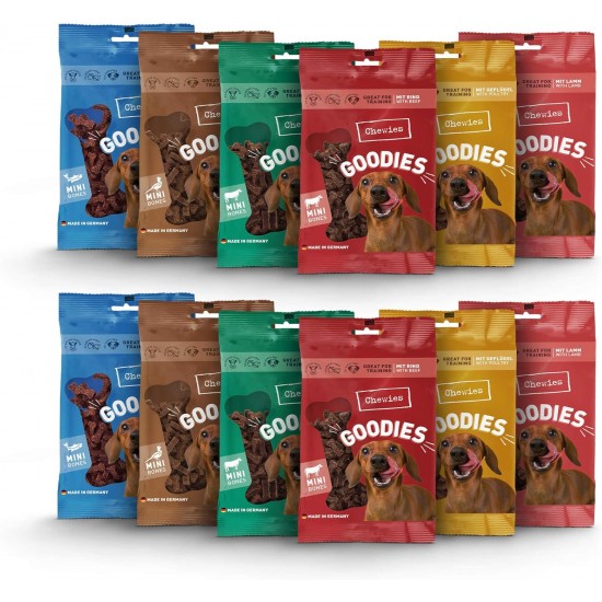 Chewies Dog Treat, Small Bone Training Treats for Dogs - Beef, Rumen, Poultry, Lamb, Salmon - Sugar Free Dog Treats Chewies Dog Treat, Small Bone Training Treats for Dogs - Beef, Rumen, Poultry, Lamb, Salmon - Sugar Free Dog Treats