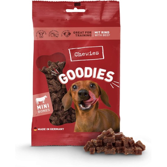 Chewies Dog Treat, Small Bone Training Treats for Dogs - Beef, Rumen, Poultry, Lamb, Salmon - Sugar Free Dog Treats Chewies Dog Treat, Small Bone Training Treats for Dogs - Beef, Rumen, Poultry, Lamb, Salmon - Sugar Free Dog Treats