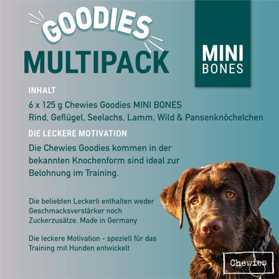 Chewies Dog Treat, Small Bone Training Treats for Dogs - Beef, Rumen, Poultry, Lamb, Salmon - Sugar Free Dog Treats Chewies Dog Treat, Small Bone Training Treats for Dogs - Beef, Rumen, Poultry, Lamb, Salmon - Sugar Free Dog Treats