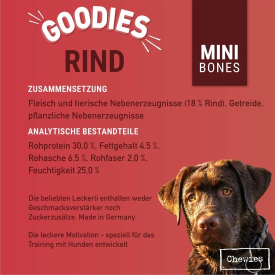 Chewies Dog Treat, Small Bone Training Treats for Dogs - Beef, Rumen, Poultry, Lamb, Salmon - Sugar Free Dog Treats Chewies Dog Treat, Small Bone Training Treats for Dogs - Beef, Rumen, Poultry, Lamb, Salmon - Sugar Free Dog Treats