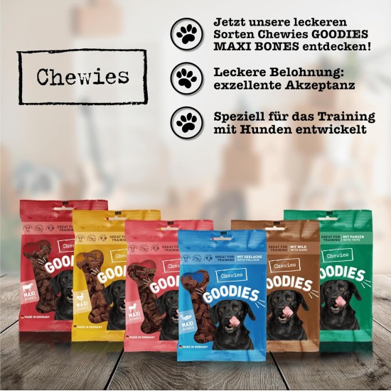 Chewies Dog Treat, Small Bone Training Treats for Dogs - Beef, Rumen, Poultry, Lamb, Salmon - Sugar Free Dog Treats Chewies Dog Treat, Small Bone Training Treats for Dogs - Beef, Rumen, Poultry, Lamb, Salmon - Sugar Free Dog Treats