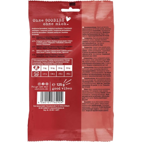 Chewies Hundeleckerli Training Mini Geflügel Knöchelchen - 125 g - Hundesnacks zuckerfrei & mit hohem Fleischanteil - ideal als Trainings-Leckerli für Ihren Hund Chewies Hundeleckerli Training Mini Geflügel Knöchelchen - 125 g - Hundesnacks zuckerfrei & mit hohem Fleischanteil - ideal als Trainings-Leckerli für Ihren Hund