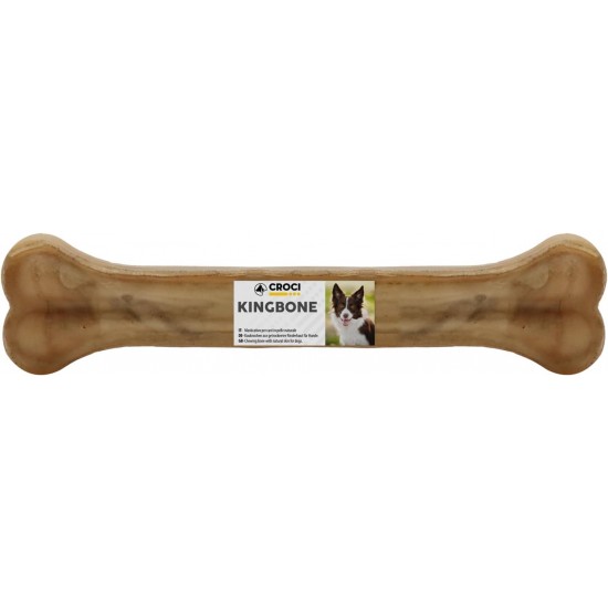 Croci KING BONE - Free RUNNING DOG BONE Chew Reward Snack Natural Cowhide Leather Dental Stick Teeth Cleaning Dental Stick 20cm - 190g Croci KING BONE - Free RUNNING DOG BONE Chew Reward Snack Natural Cowhide Leather Dental Stick Teeth Cleaning Dental Stick 20cm - 190g