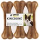 Croci KING BONE Dog Bone Chew Reward Snack Natural Cowhide Leather Teeth Cleaning Toothpicks 10cm - Pack of 3 Croci KING BONE Dog Bone Chew Reward Snack Natural Cowhide Leather Teeth Cleaning Toothpicks 10cm - Pack of 3