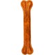 Croci King Bone Bacon Flavoured Dog Bone Chew Reward Snack for Dogs Made of Natural Cowhide Leather Teeth Cleaning Toothsticks 10cm - Pack of 4 Croci King Bone Bacon Flavoured Dog Bone Chew Reward Snack for Dogs Made of Natural Cowhide Leather Teeth Cleaning Toothsticks 10cm - Pack of 4