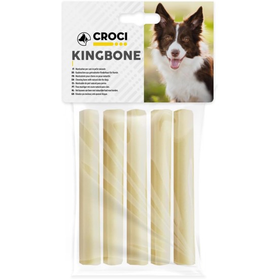 Croci White Bone Roll 13cm x 1.5cm - Pack of 5 - Pack of 12 Croci White Bone Roll 13cm x 1.5cm - Pack of 5 - Pack of 12