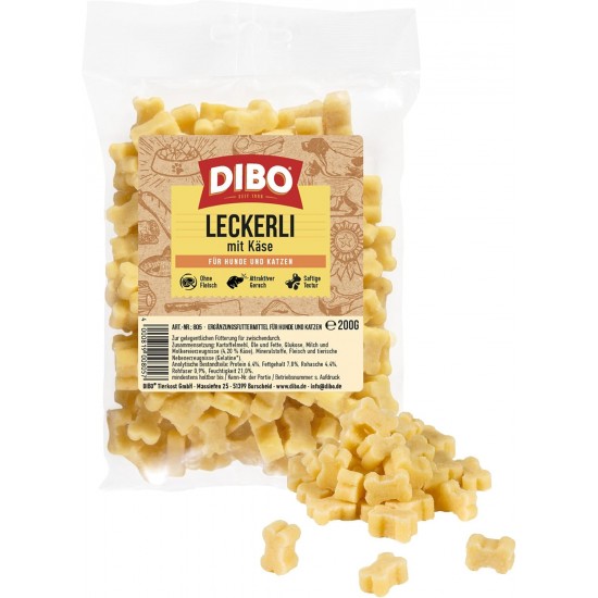 DIBO Treat with Cheese, 200 g Bag - Dog Snack Small and Practical Training Dog Treats, Healthy and Delicious, Reward for Dogs and Cats DIBO Treat with Cheese, 200 g Bag - Dog Snack Small and Practical Training Dog Treats, Healthy and Delicious, Reward for Dogs and Cats
