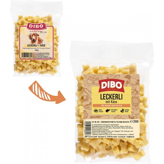 DIBO Treat with Cheese, 200 g Bag - Dog Snack Small and Practical Training Dog Treats, Healthy and Delicious, Reward for Dogs and Cats DIBO Treat with Cheese, 200 g Bag - Dog Snack Small and Practical Training Dog Treats, Healthy and Delicious, Reward for Dogs and Cats