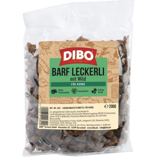 Dibo Barf Treats, 200 g Horse, Wild, Ostrich, Lamb, Duck Dog Snack, Small and Practical Training Dog Treats, Sugar-Free, Healthy and Delicious (Lamb) Dibo Barf Treats, 200 g Horse, Wild, Ostrich, Lamb, Duck Dog Snack, Small and Practical Training Dog Treats, Sugar-Free, Healthy and Delicious (Lamb)