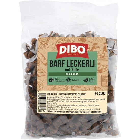 Dibo Barf Treats, 200 g Horse, Wild, Ostrich, Lamb, Duck Dog Snack, Small and Practical Training Dog Treats, Sugar-Free, Healthy and Delicious (Lamb) Dibo Barf Treats, 200 g Horse, Wild, Ostrich, Lamb, Duck Dog Snack, Small and Practical Training Dog Treats, Sugar-Free, Healthy and Delicious (Lamb)