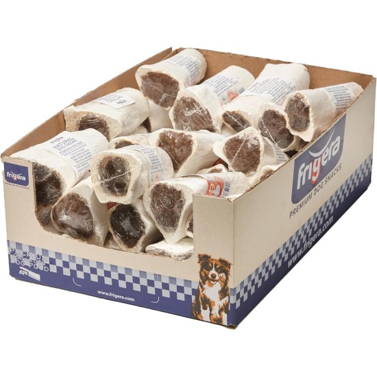 Dog snacks, filled bone with beef, 1 piece, 120 g, long-lasting chewing fun, low odour, protein rich