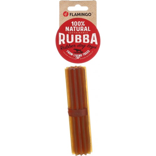 Flamingo Rubba Bone Dog Toy - Brown, Made of Natural Rubber, Robust and Safe, 18 x 6.5 x 4.5 cm, Ideal for Labrador, Border Collie, Australian Shepherd, Golden Retriever etc. Flamingo Rubba Bone Dog Toy - Brown, Made of Natural Rubber, Robust and Safe, 18 x 6.5 x 4.5 cm, Ideal for Labrador, Border Collie, Australian Shepherd, Golden Retriever etc.