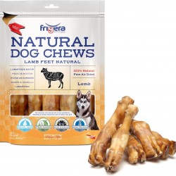 Frigera Lamb Feet Pack of 5, 250 g - Natural, Protein-Rich Treats for Dogs, Gluten and Grain-Free, Barf Frigera Lamb Feet Pack of 5, 250 g - Natural, Protein-Rich Treats for Dogs, Gluten and Grain-Free, Barf