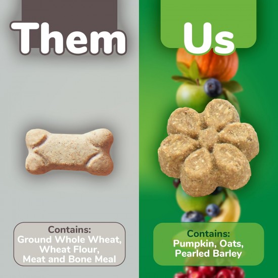 Fruitables Pumpkin & Apple Crunchy Dog Treats 1-7 oz Pouch Fruitables Pumpkin & Apple Crunchy Dog Treats 1-7 oz Pouch