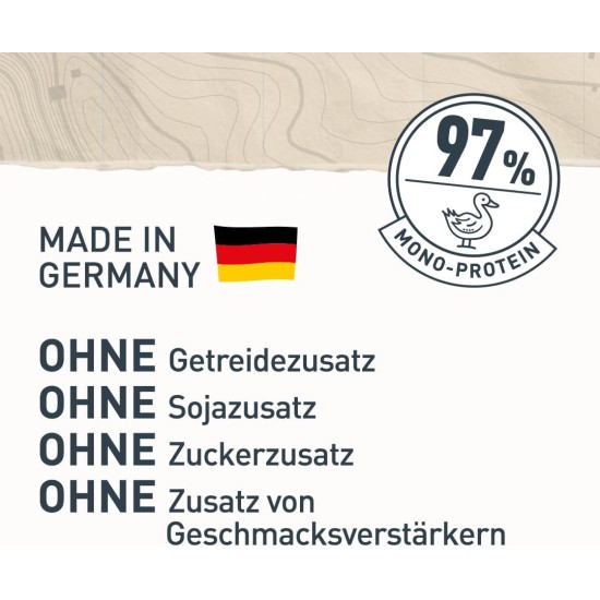 Grancarno Meat Chunks Ente pur (60g), purer Fleisch Premium Hundesnack von animonda für kleine Erwachsene Hunde, getreidefreie Hundeleckerlis für ausgewachsene Hunde Grancarno Meat Chunks Ente pur (60g), purer Fleisch Premium Hundesnack von animonda für kleine Erwachsene Hunde, getreidefreie Hundeleckerlis für ausgewachsene Hunde