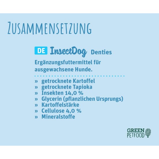 Green Petfood VeggieDog Denties (13 x 180 g) | Adult | Premium Chew Snack for Dogs | Tapioca & Potato | Treat, Snack & Dental Care in One | Vegan | Grain-Free | Supplementary Food | Pack of 13 Green Petfood VeggieDog Denties (13 x 180 g) | Adult | Premium Chew Snack for Dogs | Tapioca & Potato | Treat, Snack & Dental Care in One | Vegan | Grain-Free | Supplementary Food | Pack of 13