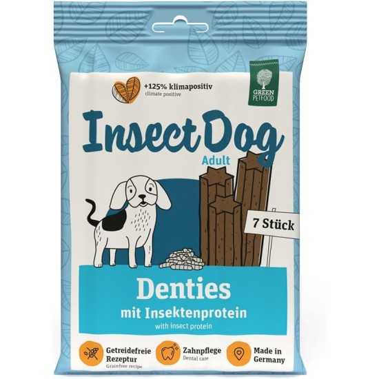 Green Petfood VeggieDog Denties (13 x 180 g) | Adult | Premium Chew Snack for Dogs | Tapioca & Potato | Treat, Snack & Dental Care in One | Vegan | Grain-Free | Supplementary Food | Pack of 13 Green Petfood VeggieDog Denties (13 x 180 g) | Adult | Premium Chew Snack for Dogs | Tapioca & Potato | Treat, Snack & Dental Care in One | Vegan | Grain-Free | Supplementary Food | Pack of 13