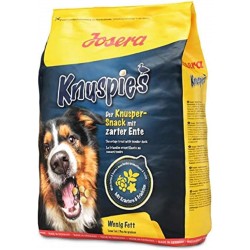 JOSERA Crispies with Duck Tasty Dog Treats with Low Fat Content, Pack of 1 (1 x 900 g) JOSERA Crispies with Duck Tasty Dog Treats with Low Fat Content, Pack of 1 (1 x 900 g)