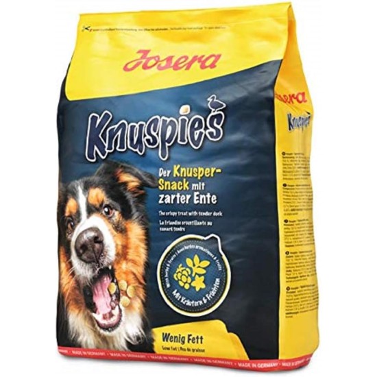 JOSERA Knuspies mit Ente schmackhafte Hundeleckerlis mit geringem Fettgehalt, 1er Pack (1 x 900 g) JOSERA Knuspies mit Ente schmackhafte Hundeleckerlis mit geringem Fettgehalt, 1er Pack (1 x 900 g)