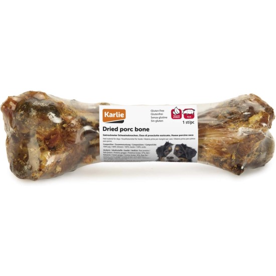 Karlie Pork Bone Dried in Foil Length: 20 cm Karlie Pork Bone Dried in Foil Length: 20 cm
