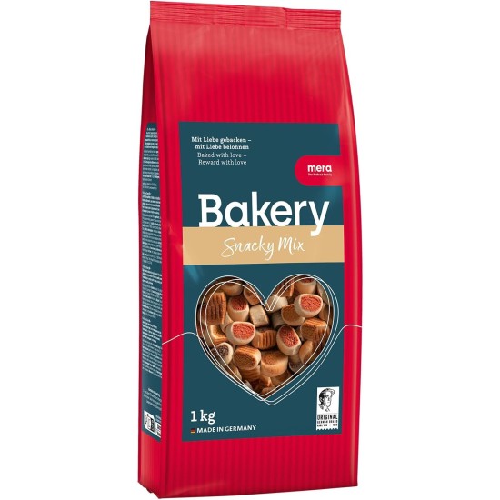 MERA Bakery Gourmet Happen (1kg), Hundeleckerli für Training oder als Snack, Leckereien für Hunde aus natürlichen Zutaten, schonend gebackene Hundekekse MERA Bakery Gourmet Happen (1kg), Hundeleckerli für Training oder als Snack, Leckereien für Hunde aus natürlichen Zutaten, schonend gebackene Hundekekse