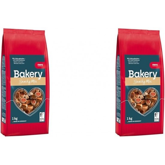 MERA Bakery Puppy Bone Mix (1 kg), Dog Treats for Training or Snack, Treats for Dogs Made from Natural Ingredients, Gently Baked Dog Biscuits MERA Bakery Puppy Bone Mix (1 kg), Dog Treats for Training or Snack, Treats for Dogs Made from Natural Ingredients, Gently Baked Dog Biscuits