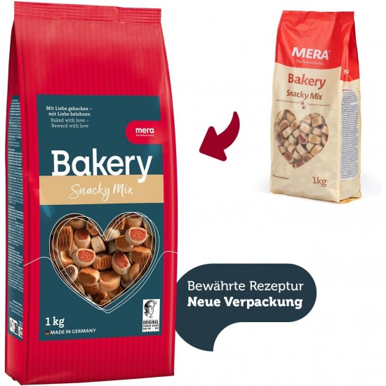 MERA Bakery Puppy Bone Mix (1 kg), Dog Treats for Training or Snack, Treats for Dogs Made from Natural Ingredients, Gently Baked Dog Biscuits MERA Bakery Puppy Bone Mix (1 kg), Dog Treats for Training or Snack, Treats for Dogs Made from Natural Ingredients, Gently Baked Dog Biscuits