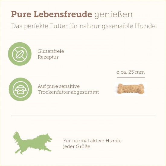 MERA Pure Sensitive Goody Snack Insect (600 g), Healthy Treats for Sensitive Dogs, Dog Treats Made of Insect Protein and Rice, Dog Snack Gluten-Free for Training and Reward MERA Pure Sensitive Goody Snack Insect (600 g), Healthy Treats for Sensitive Dogs, Dog Treats Made of Insect Protein and Rice, Dog Snack Gluten-Free for Training and Reward