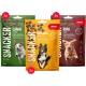 MERA Snacker Mix-Pack ohne Getreide (6 x 200g), herzhaft softe Hundeleckerli für Training oder als Snack, mit Geflügel, Lamm und Rind MERA Snacker Mix-Pack ohne Getreide (6 x 200g), herzhaft softe Hundeleckerli für Training oder als Snack, mit Geflügel, Lamm und Rind