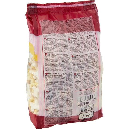 Mini'Os Hundekekse - Leckerbissen für Hunde - Vanillegeschmack - hoher Proteingehalt - ideal für die Erziehung - 500g-Packung Mini'Os Hundekekse - Leckerbissen für Hunde - Vanillegeschmack - hoher Proteingehalt - ideal für die Erziehung - 500g-Packung
