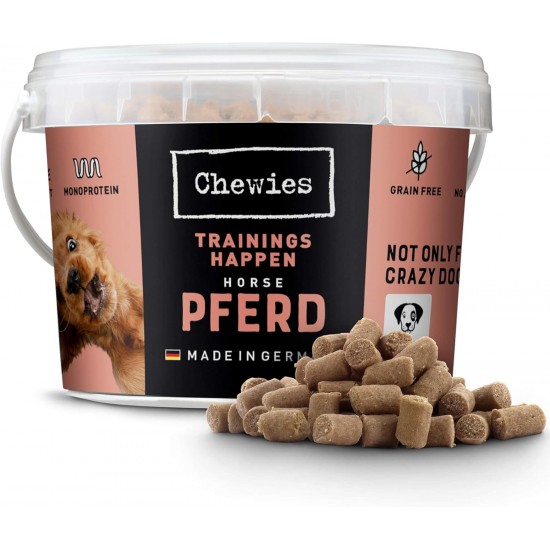 Monoprotein Chewies Training Morsels Treats Snacks for Dogs Grain Free Sugar Free Round for Dog Training in 6 Hypoallergenic Varieties Horse Duck Kangaroo Chicken Lamb Goat Monoprotein Chewies Training Morsels Treats Snacks for Dogs Grain Free Sugar Free Round for Dog Training in 6 Hypoallergenic Varieties Horse Duck Kangaroo Chicken Lamb Goat