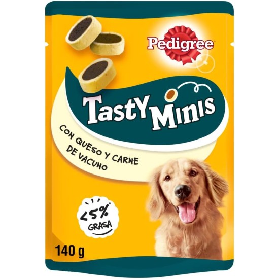 NOLA Tasty Bites Cheesy Bites snack per cani con Formaggio e Manzo confezione 6 bustine da 140 g NOLA Tasty Bites Cheesy Bites snack per cani con Formaggio e Manzo confezione 6 bustine da 140 g