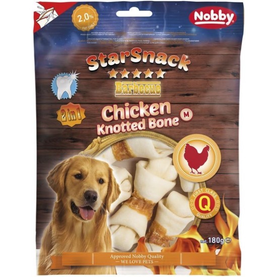 Nobby STARSNACK Barbecue Chicken Knotted Bone XXL Approx. 60.0 cm x 60 mm, Pack of 1, Approx. 695 g Nobby STARSNACK Barbecue Chicken Knotted Bone XXL Approx. 60.0 cm x 60 mm, Pack of 1, Approx. 695 g
